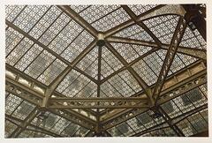 A photograph of the light court of the Rookery Building in Chicago, Illinois.