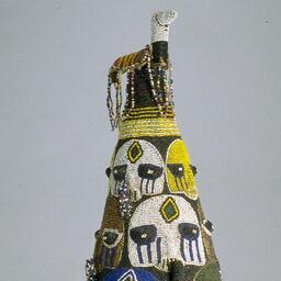 Yoruba Beaded Oba Crown - Browse or Buy at PAGODA RED