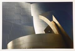 A photograph of part of the Walt Disney Concert Hall in Los Angeles, California.