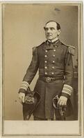 Three-quarter length portrait of man in a military uniform.