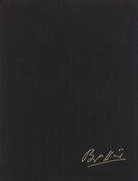 A linen covered, velvet lined, clamshell folio, with gilt lettering on the spine and Arches Aquarelle Satin Rives paper for Brassaï's <em>Transmutations</em> portfolio.
